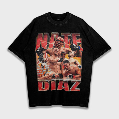 Nate Diaz - Loose Heavy T-Shirt