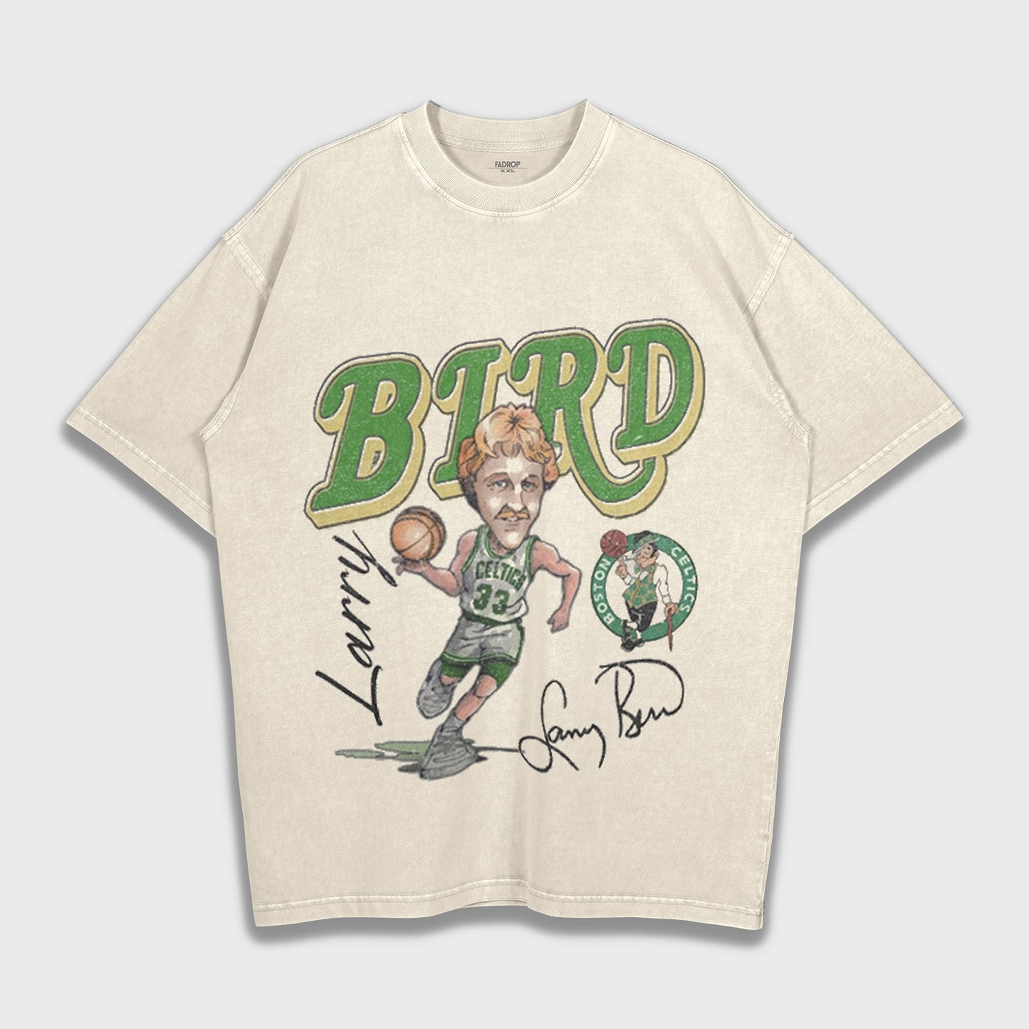 Larry Bird - Heavy Loose T-Shirt