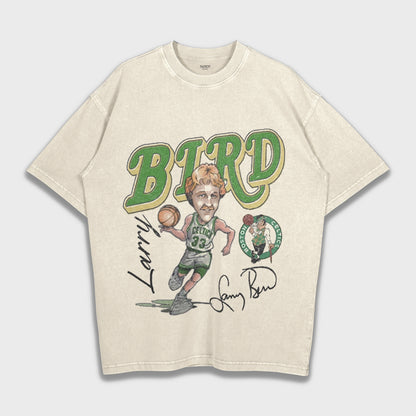 Larry Bird - Heavy Loose T-Shirt