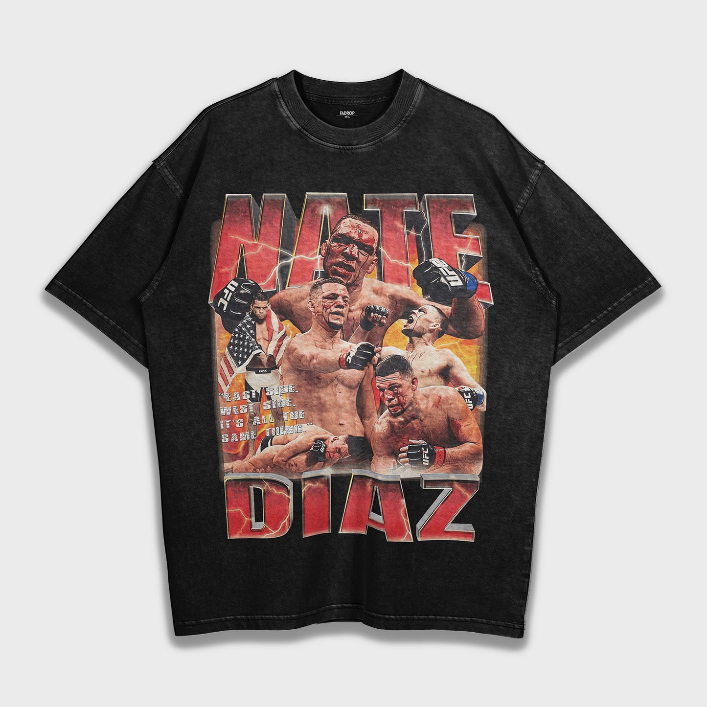Nate Diaz - Loose Heavy T-Shirt