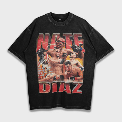 Nate Diaz - Loose Heavy T-Shirt