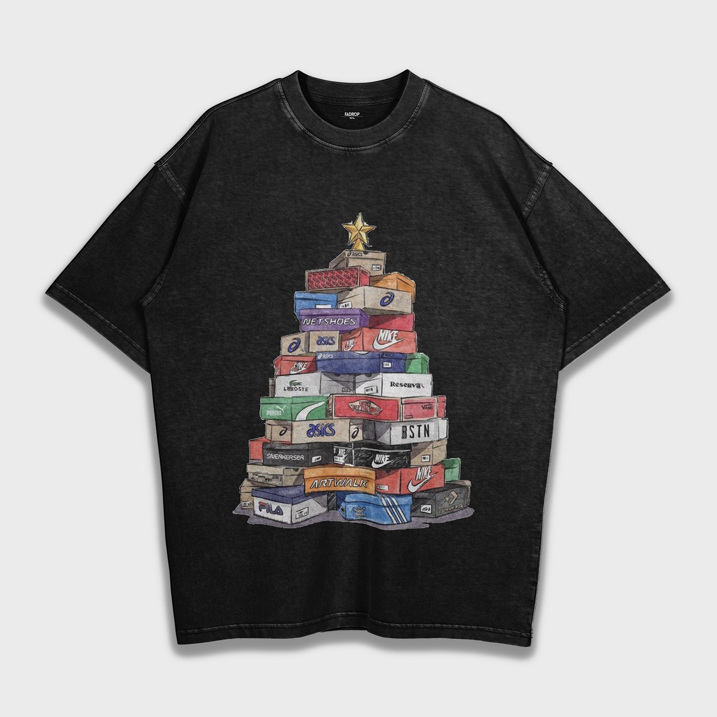 Shoes Boxes - Heavy Loose T-Shirt