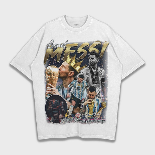 Lionel Messi - Heavy Loose T-Shirt