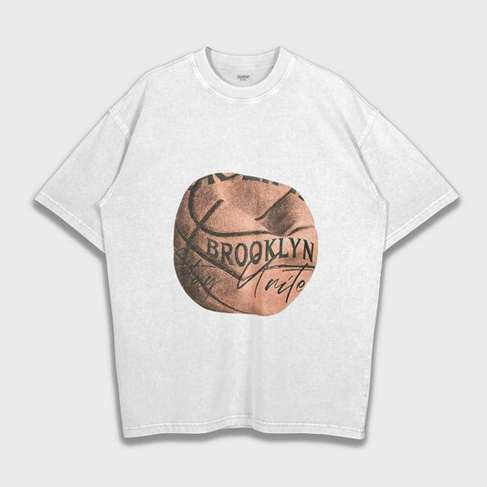 Brooklyn Basketball - Heavy Loose T-Shirt