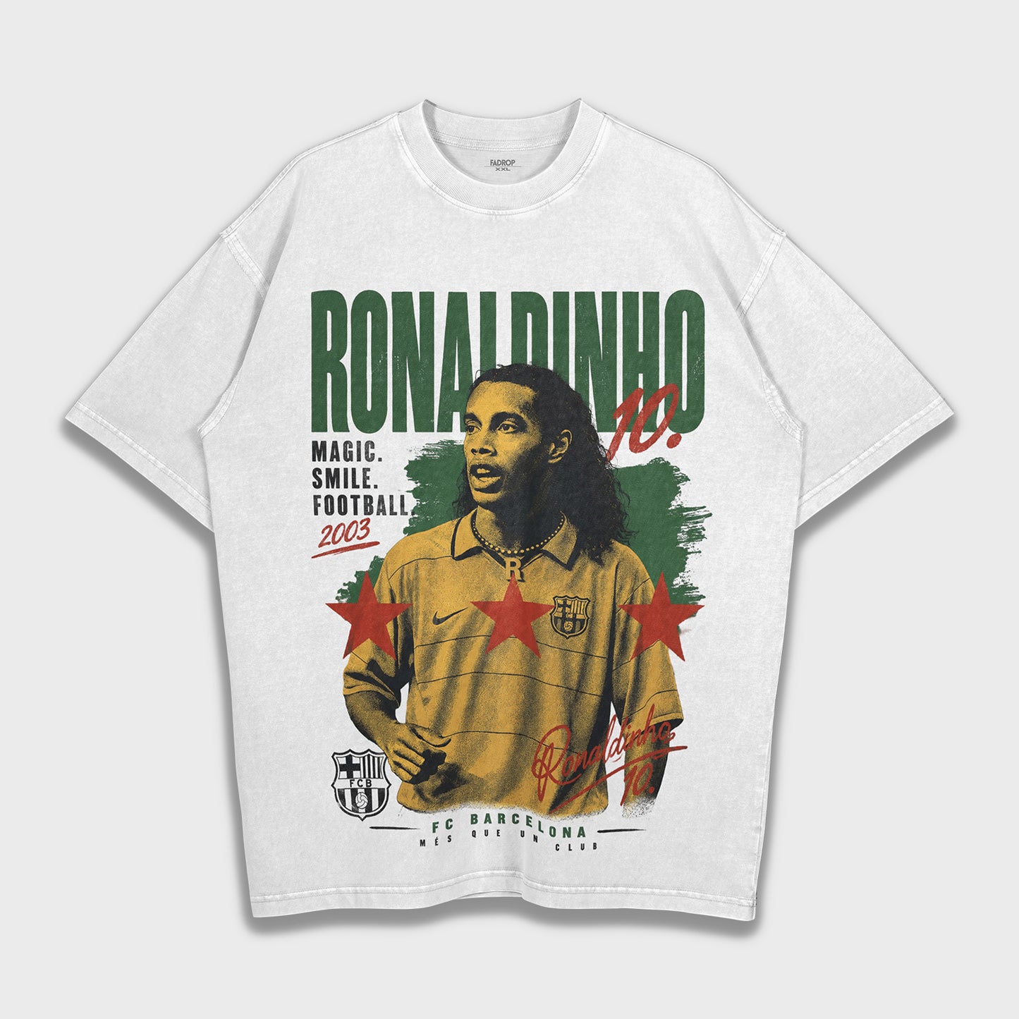 Ronaldinho Gaúcho - Loose Heavy T-Shirt