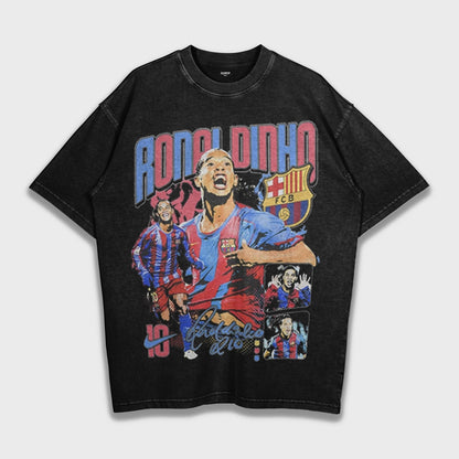 Ronaldinho - Heavy Loose T-Shirt