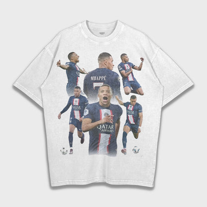 Kylian Mbappé - Heavy Loose T-Shirt