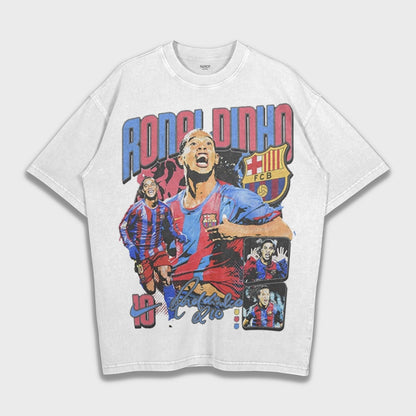 Ronaldinho - Heavy Loose T-Shirt