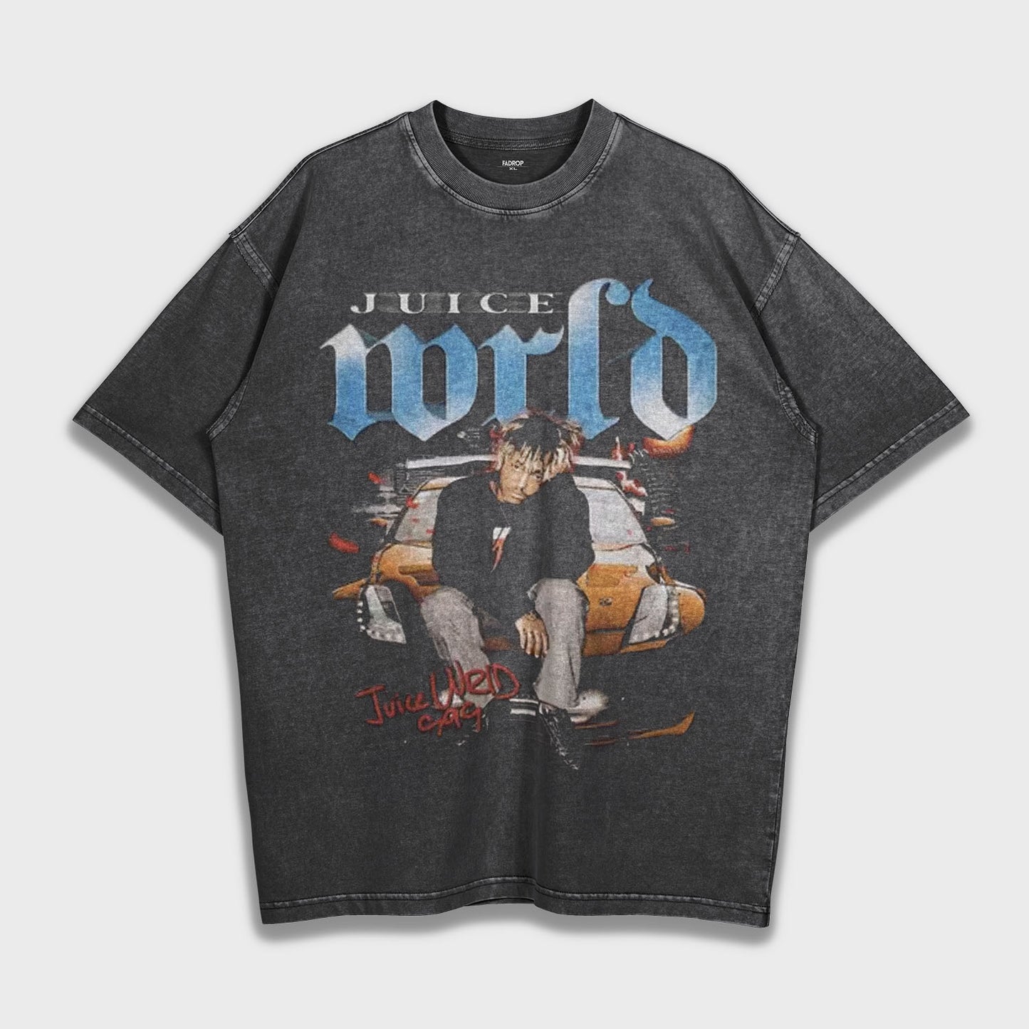 Juice Wrld - تي شيرت فضفاض وثقيل