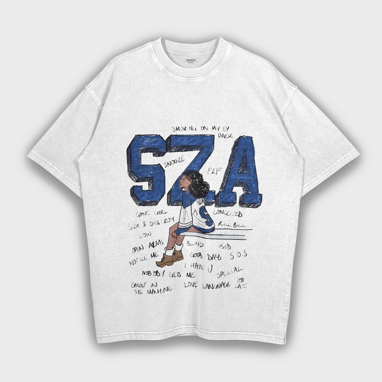 SZA - Loose Fit Heavyweight T-Shirt
