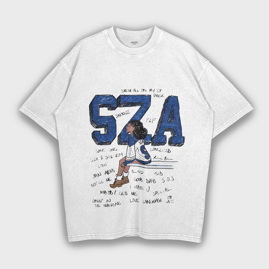 SZA - Loose Fit Heavyweight T-Shirt
