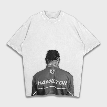 Lewis Hamilton - Loose Fit Heavyweight T-Shirt