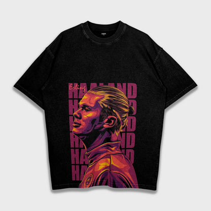 Erling Haaland - Loose Fit Heavyweight T-Shirt