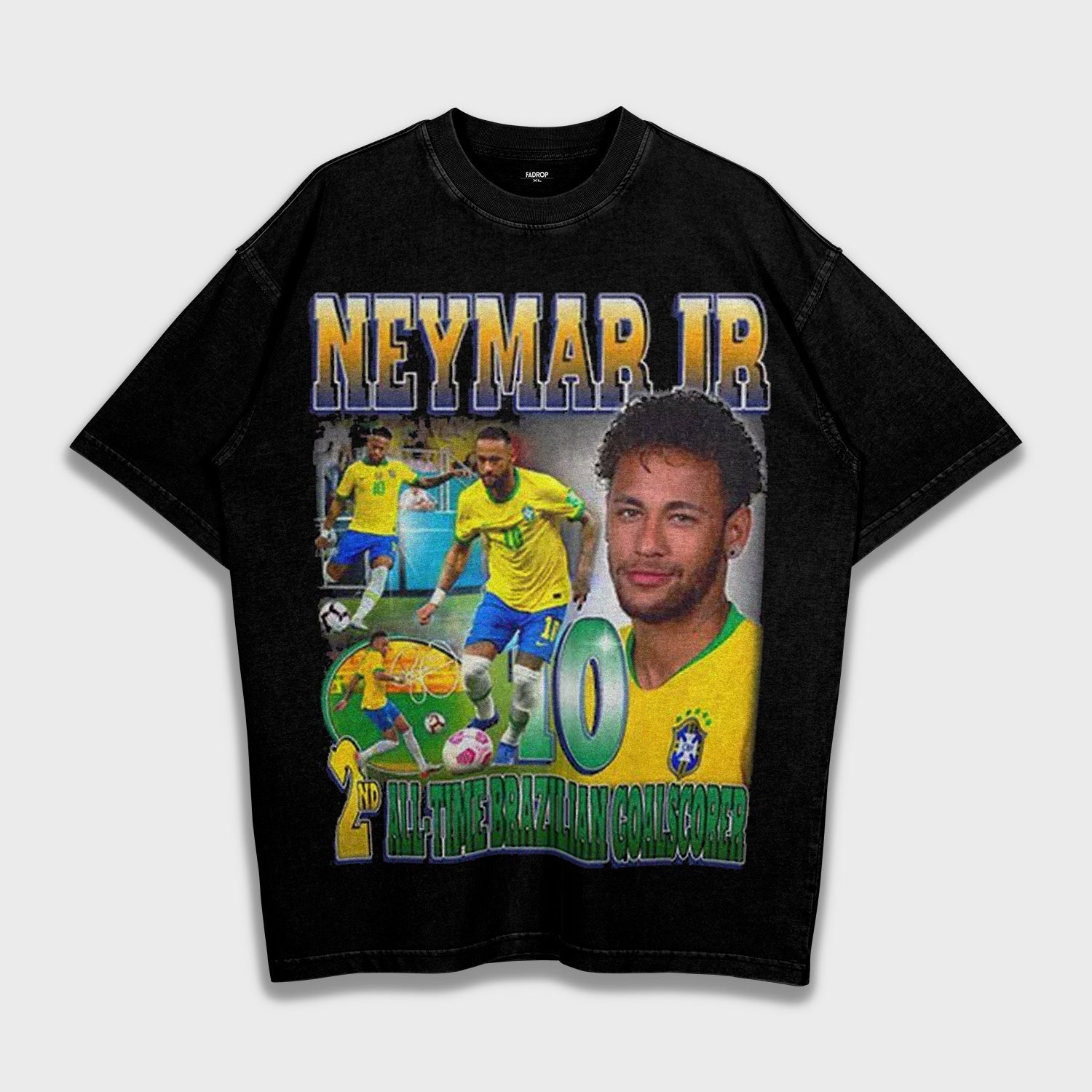 Neymar - Loose Fit Heavyweight T-Shirt