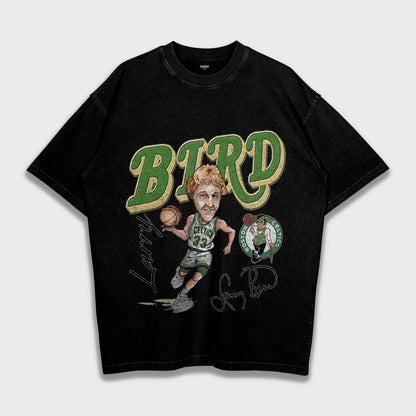 Larry Bird - Loose Fit Heavyweight T-Shirt