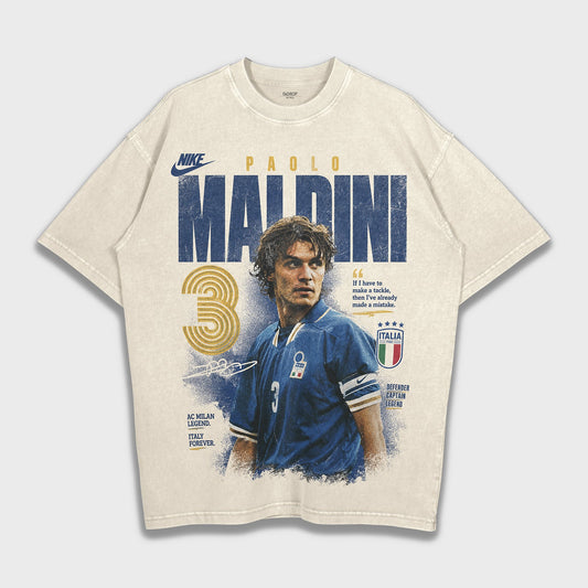 Paolo Maldini - Loose Fit Heavyweight T-Shirt