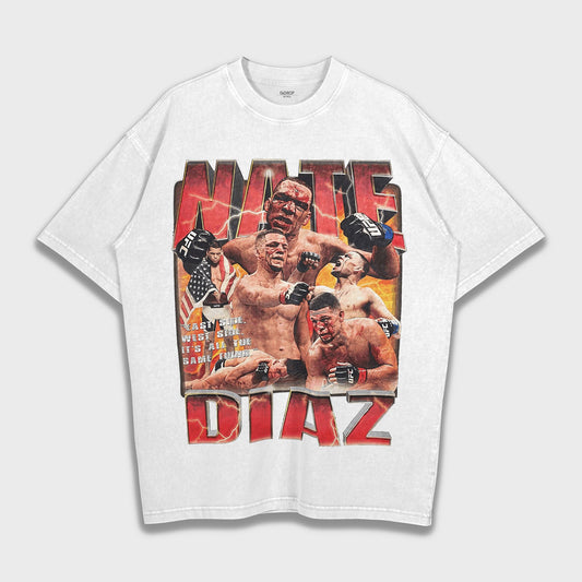 Nate Diaz - Loose Fit Heavyweight T-Shirt