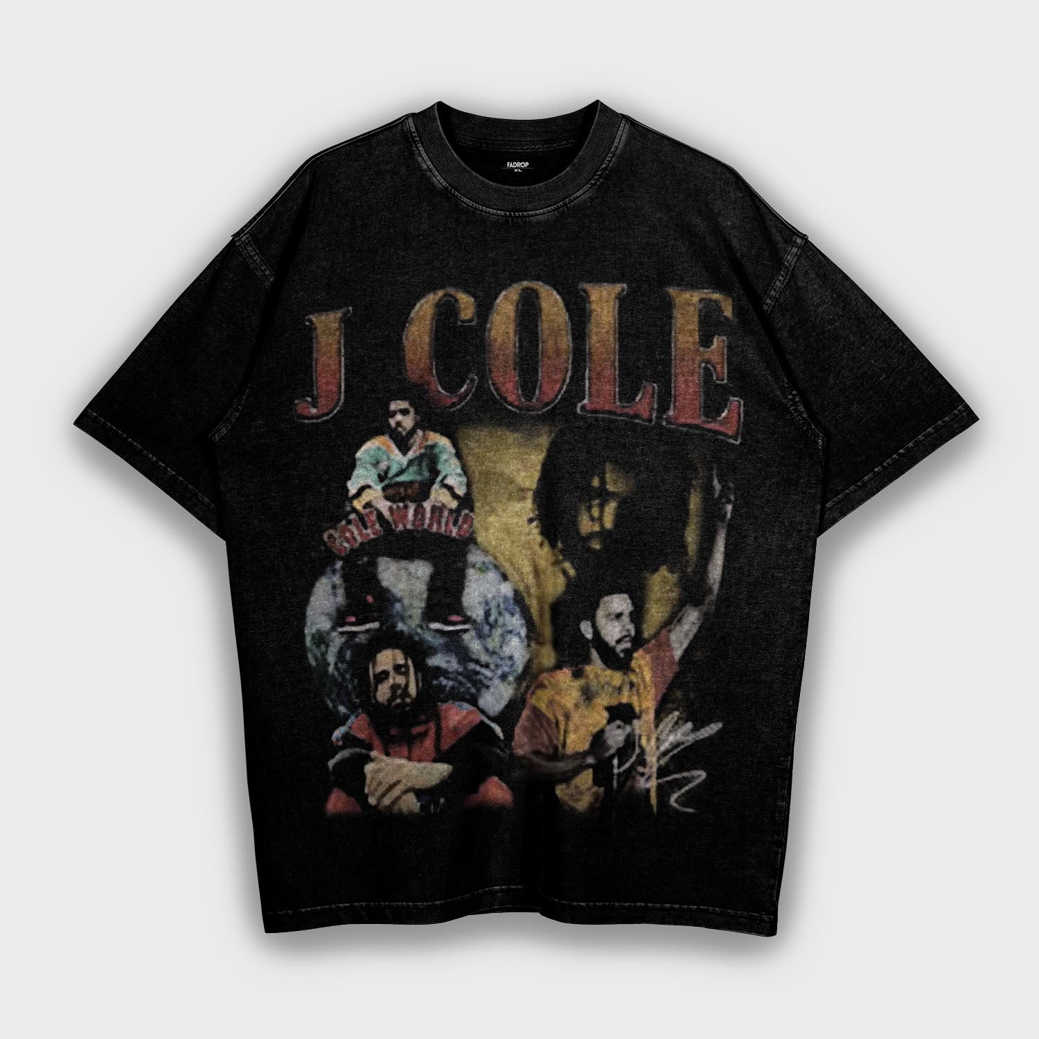 J. Cole - Loose Fit Heavyweight T-Shirt