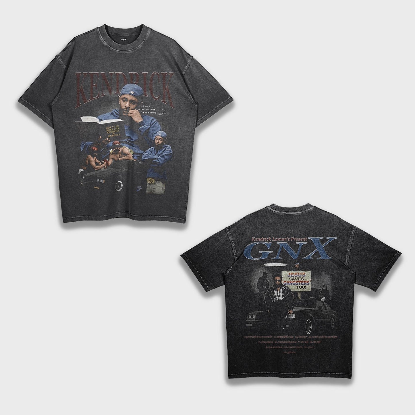 Kendrick Lamar GNX - Loose Fit Heavyweight T-Shirt