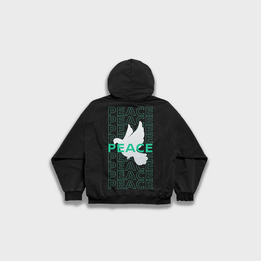 Peace - Loose Fit Heavyweight Hoodie