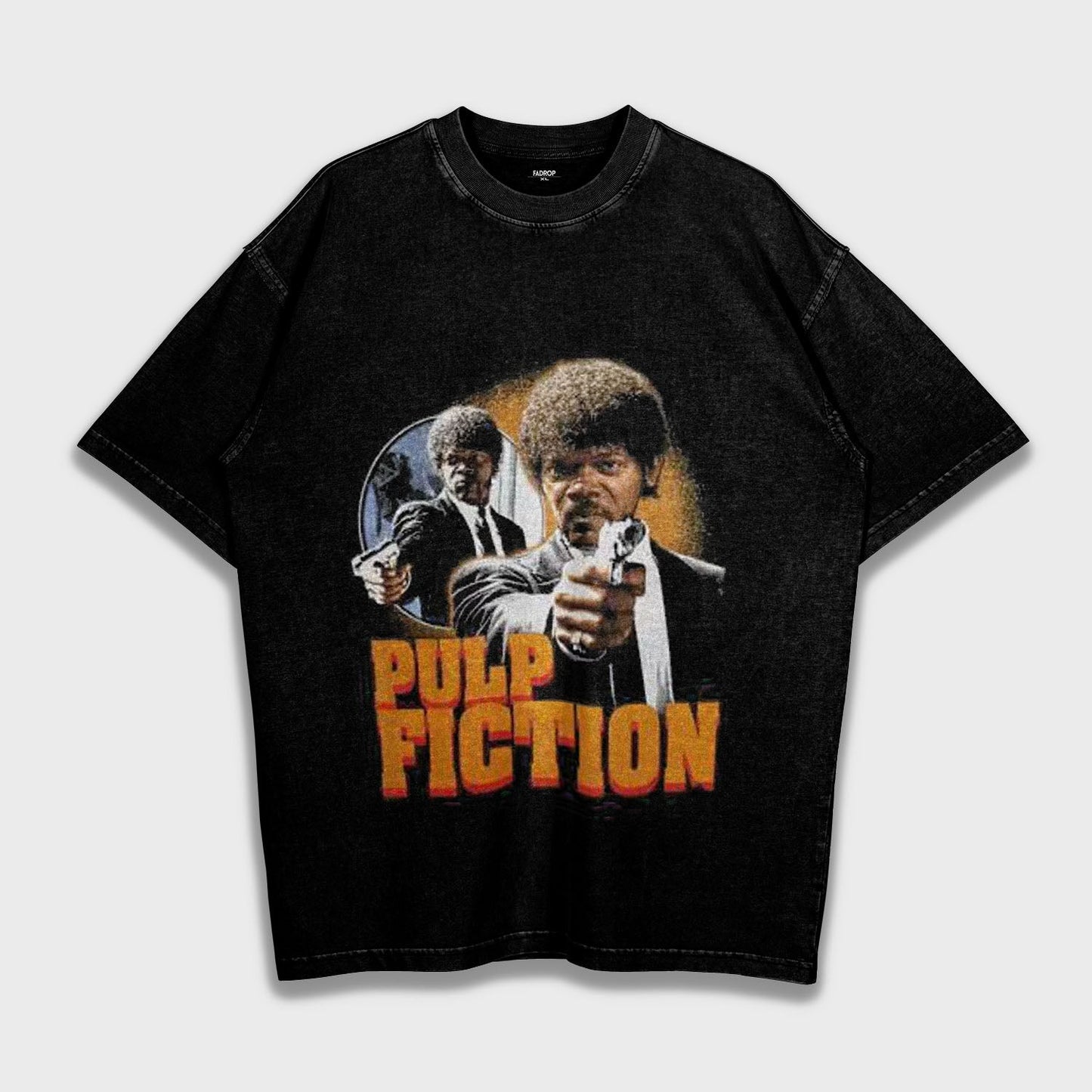 Pulp Fiction Movie Jules Winnfield (Samuel L. Jackson) - Loose Fit Heavyweight T-Shirt