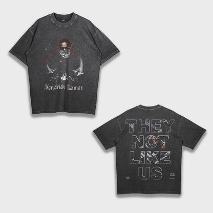 Kendrick Lamar NOT LIKE US - Loose Fit Heavyweight T-Shirt