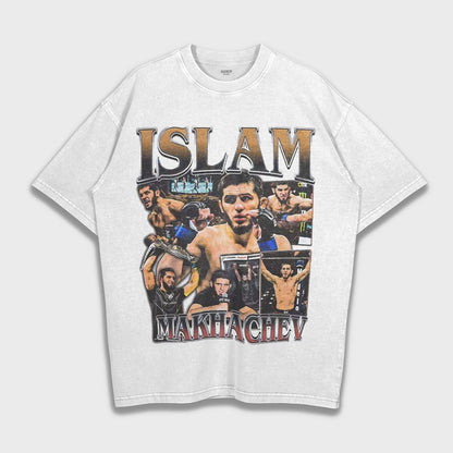 Islam Makhachev - Loose Fit Heavyweight T-Shirt