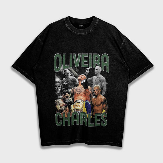 UFC Charles Oliveira - Loose Fit Heavyweight T-Shirt