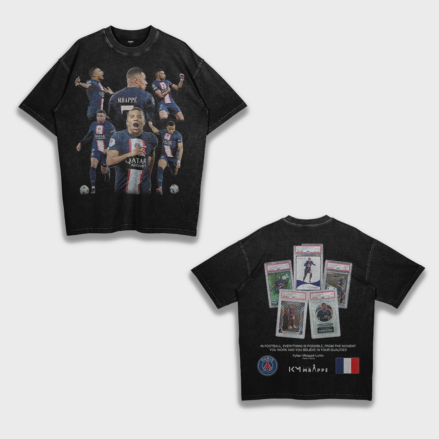 Kylian Mbappé - Loose Fit Heavyweight T-Shirt