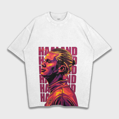 Erling Haaland - Loose Fit Heavyweight T-Shirt