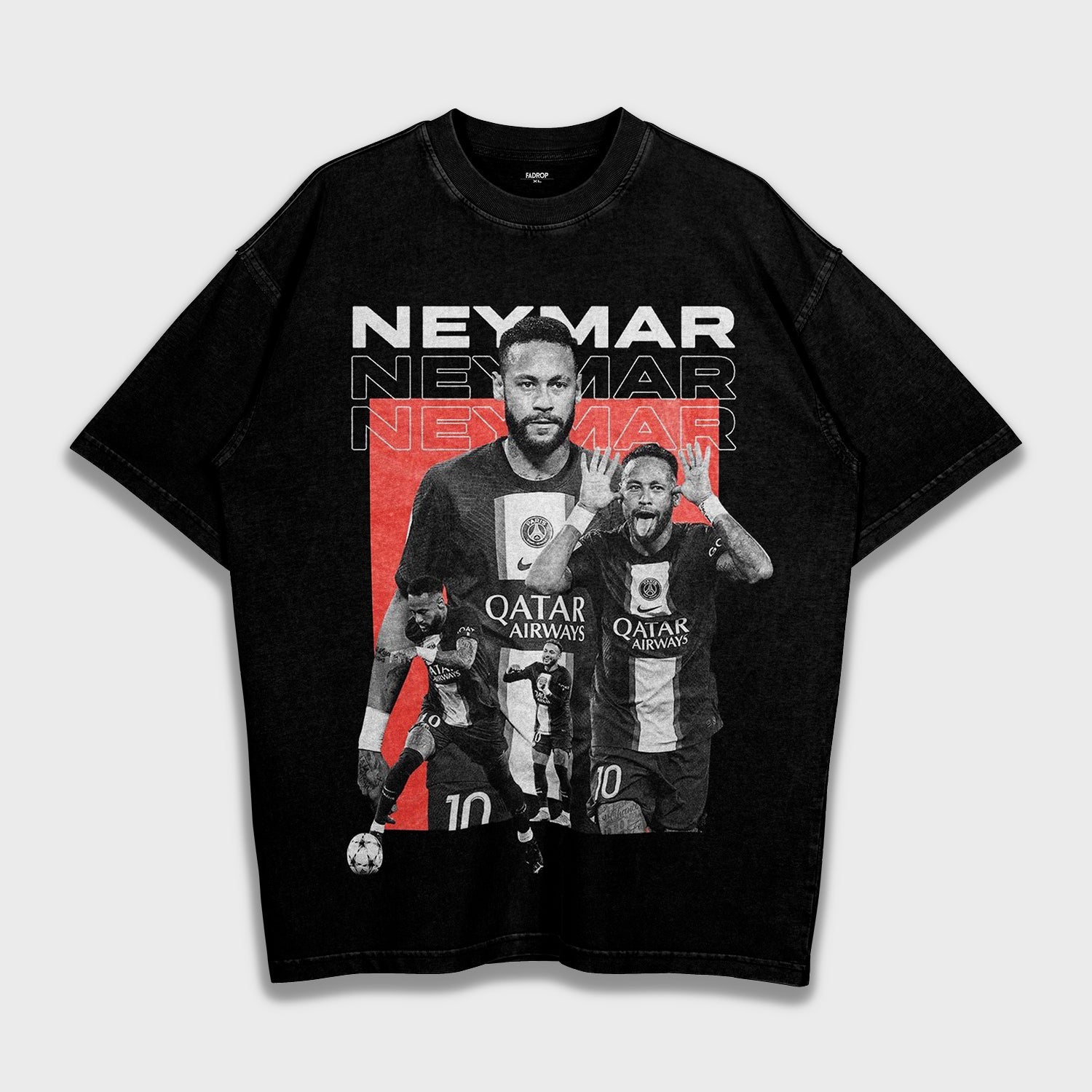 Neymar - Loose Fit Heavyweight T-Shirt