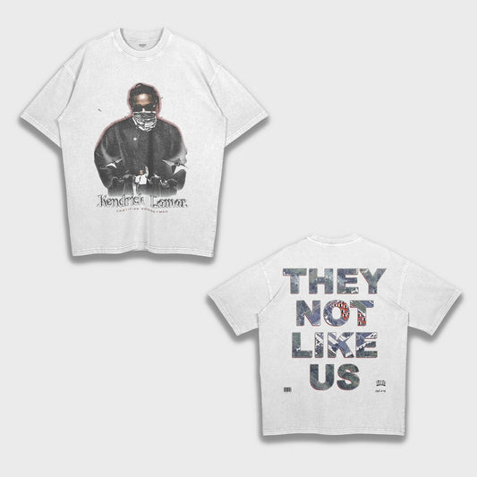 Kendrick Lamar NOT LIKE US - Loose Fit Heavyweight T-Shirt