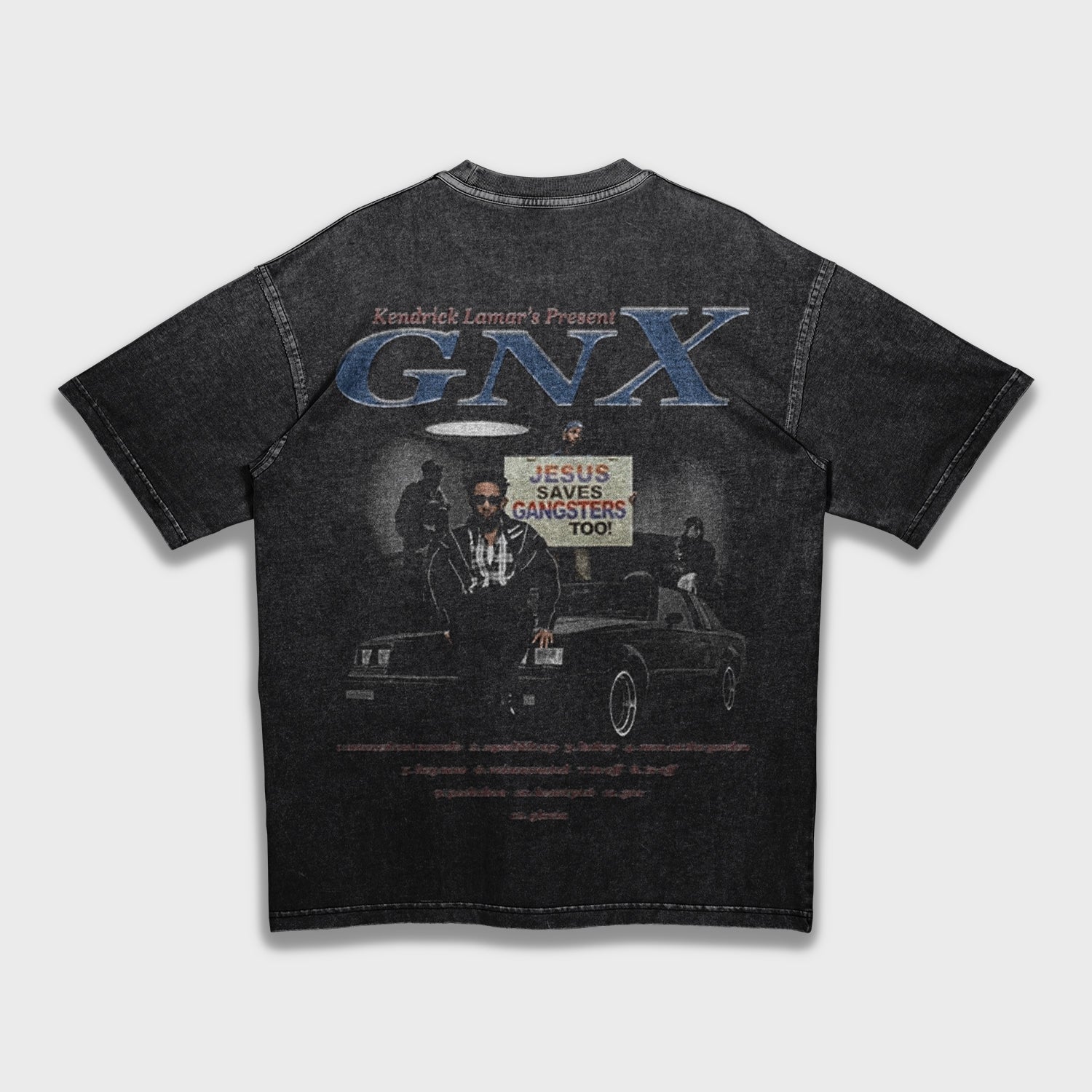Kendrick Lamar GNX - Loose Fit Heavyweight T-Shirt