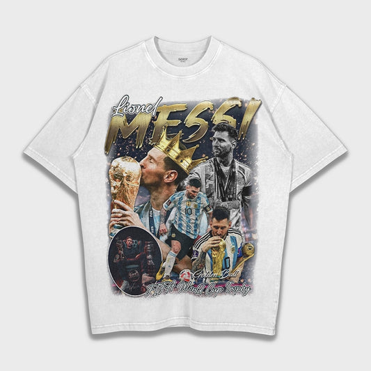 Lionel Messi - Loose Fit Heavyweight T-Shirt