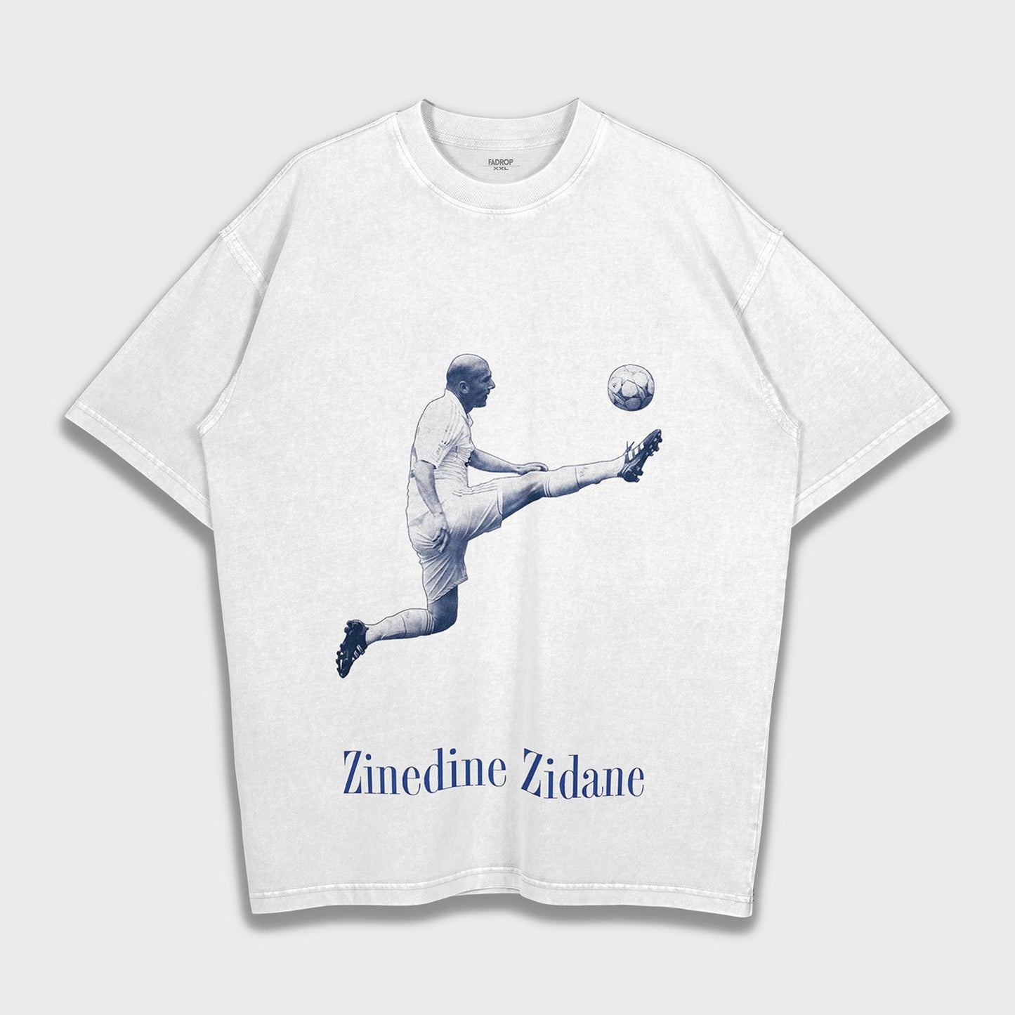 Zinedine Zidane - Loose Fit Heavyweight T-Shirt