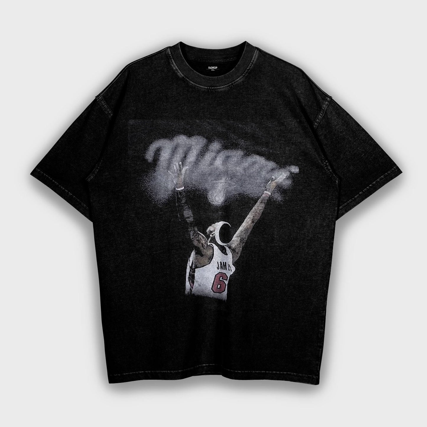 LeBron James (Miami Heat) - Loose Fit Heavyweight T-Shirt