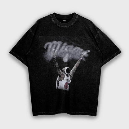 LeBron James (Miami Heat) - Loose Fit Heavyweight T-Shirt