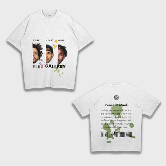 J. Cole, Drake & Kendrick Lamar - Loose Fit Heavyweight T-Shirt