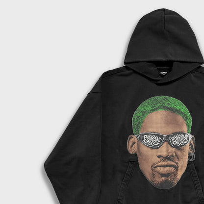 Dennis Rodman - Loose Fit Heavyweight Hoodie