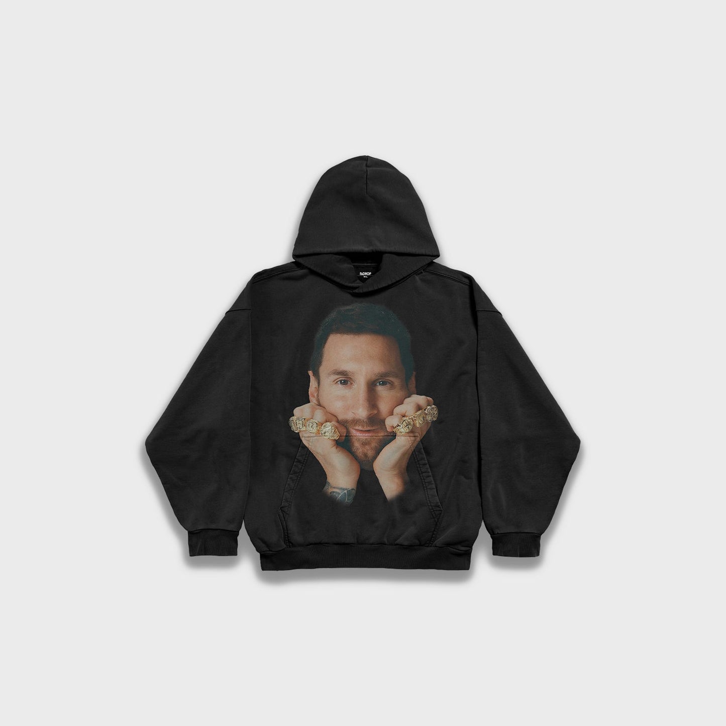 Lionel Messi - Loose Fit Heavyweight Hoodie
