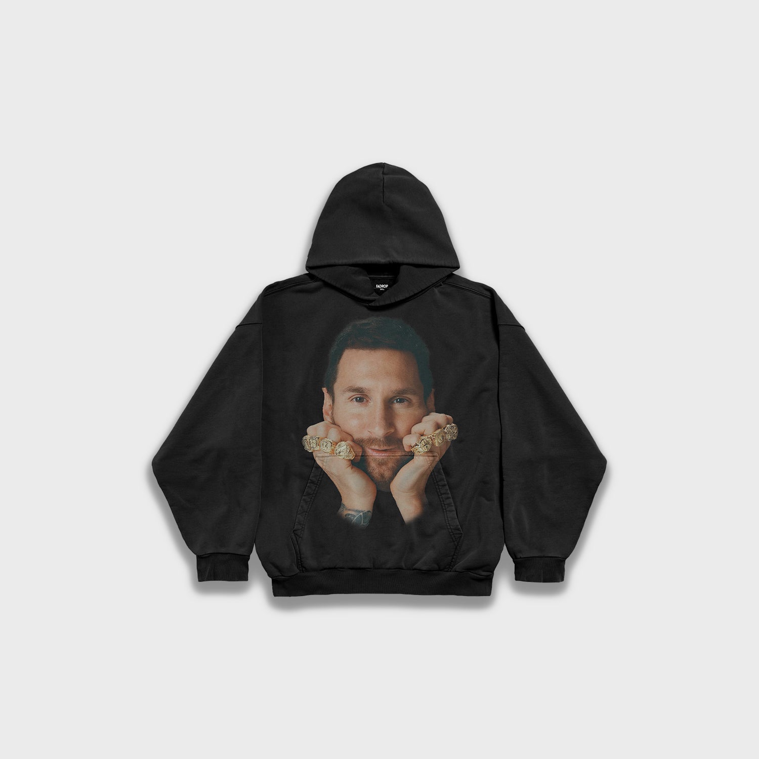 Lionel Messi - Loose Fit Heavyweight Hoodie