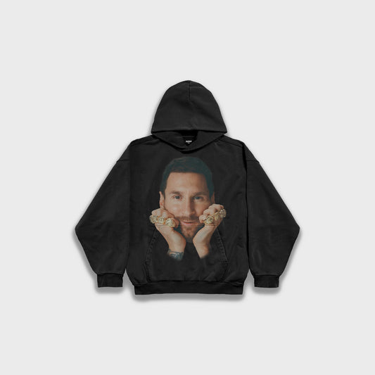 Lionel Messi - Loose Fit Heavyweight Hoodie
