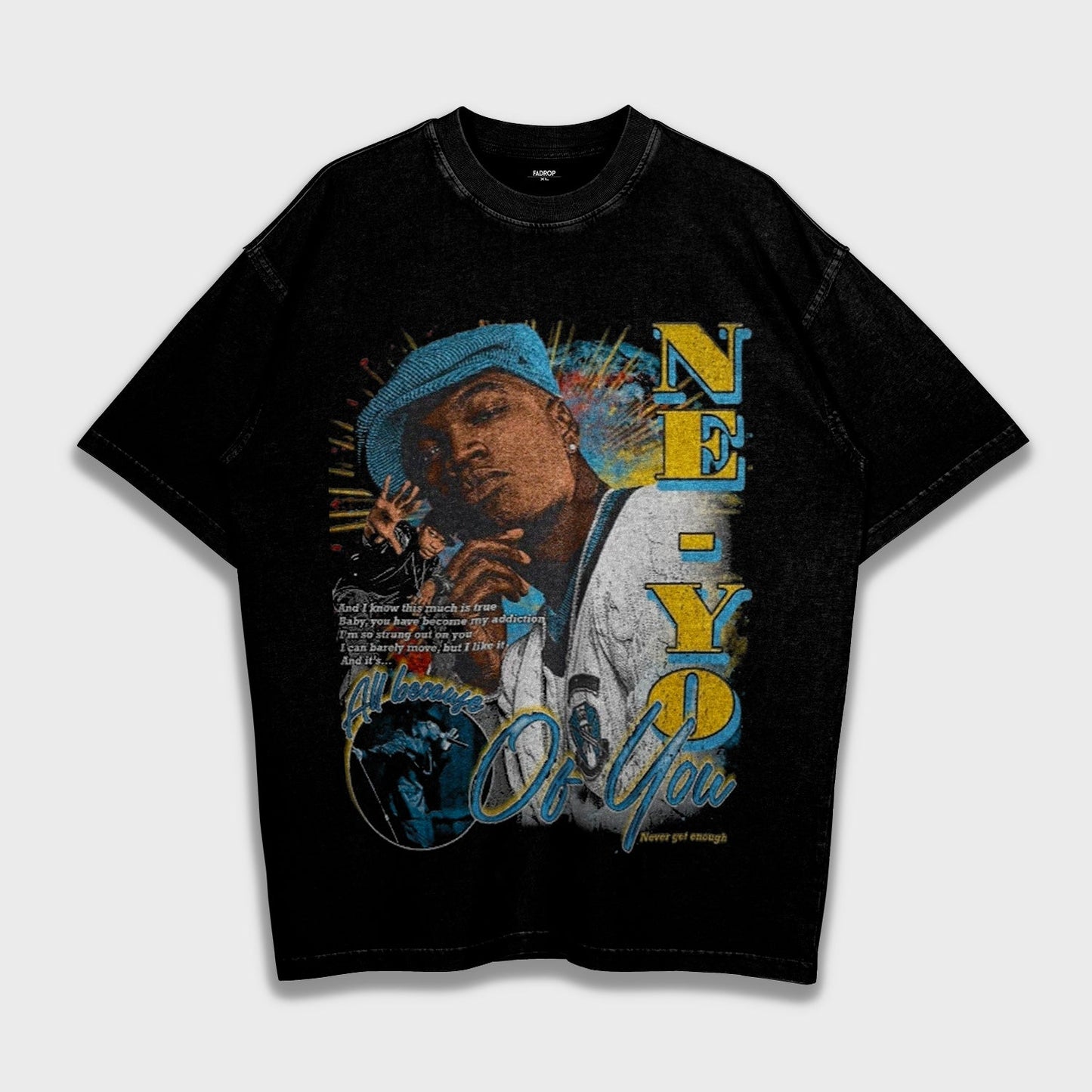 Ne-Yo - Loose Fit Heavyweight T-Shirt