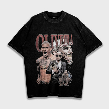 UFC Charles Oliveira - Loose Fit Heavyweight T-Shirt