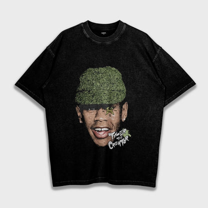 Tyler Taylor The Creator - Loose Fit Heavyweight T-Shirt