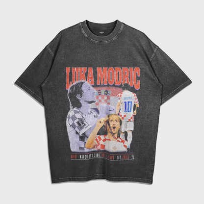 Luka Modrić - Loose Fit Heavyweight T-Shirt