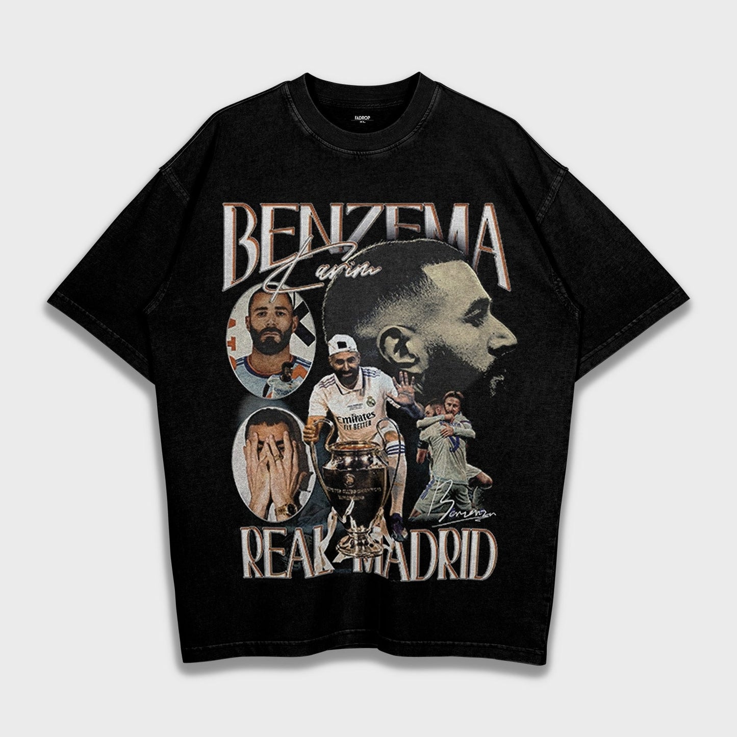 Karim Benzema - Loose Fit Heavyweight T-Shirt