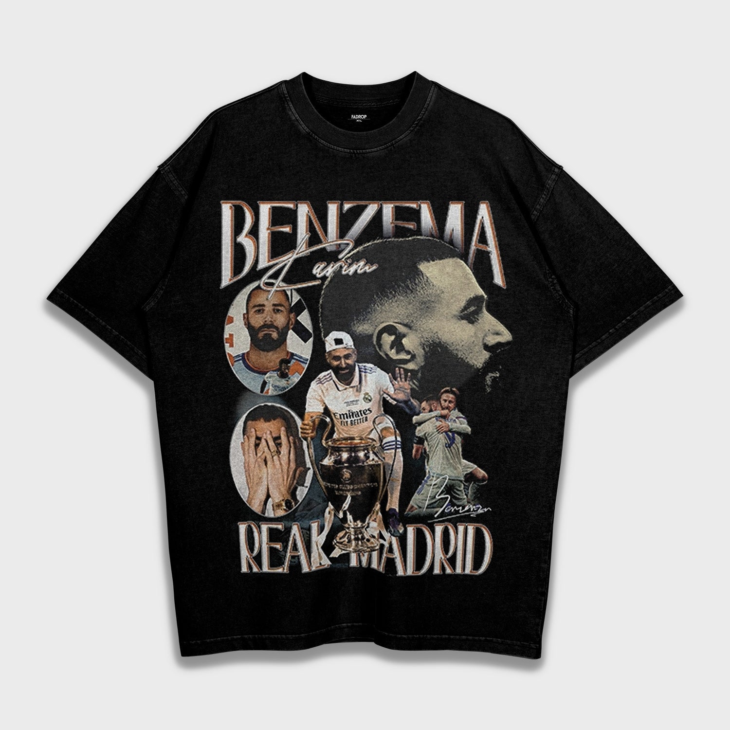 Karim Benzema - Loose Fit Heavyweight T-Shirt