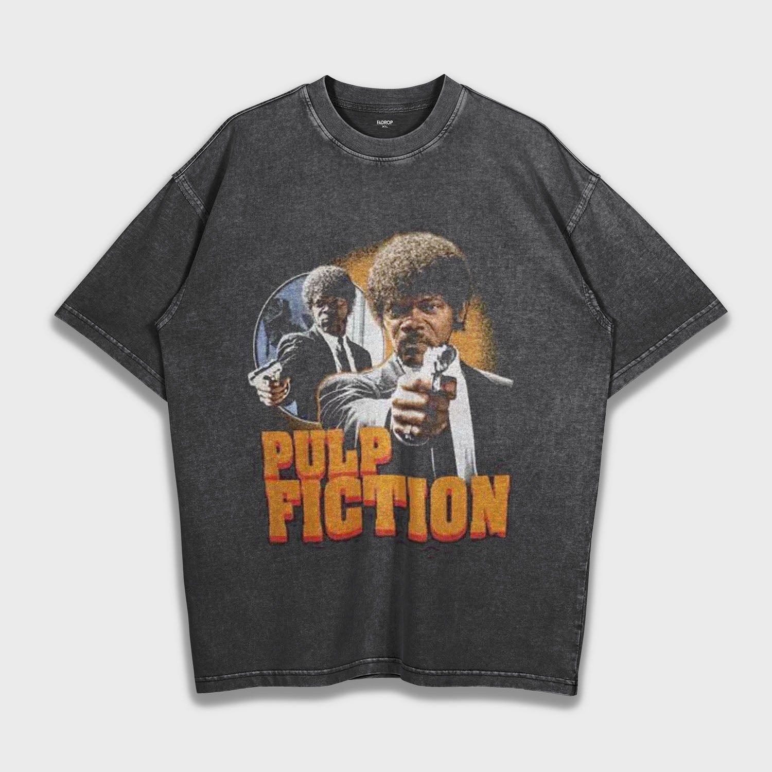 Pulp Fiction Movie Jules Winnfield (Samuel L. Jackson) - Loose Fit Heavyweight T-Shirt