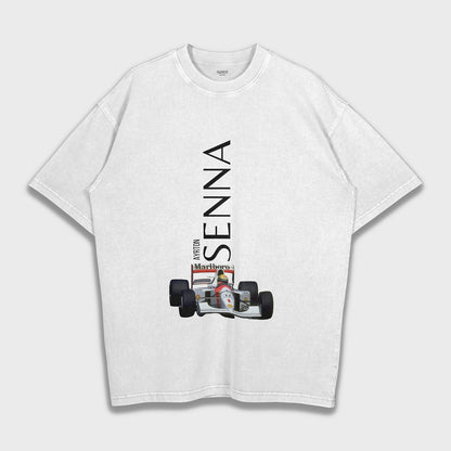 Ayrton Senna - Loose Fit Heavyweight T-Shirt